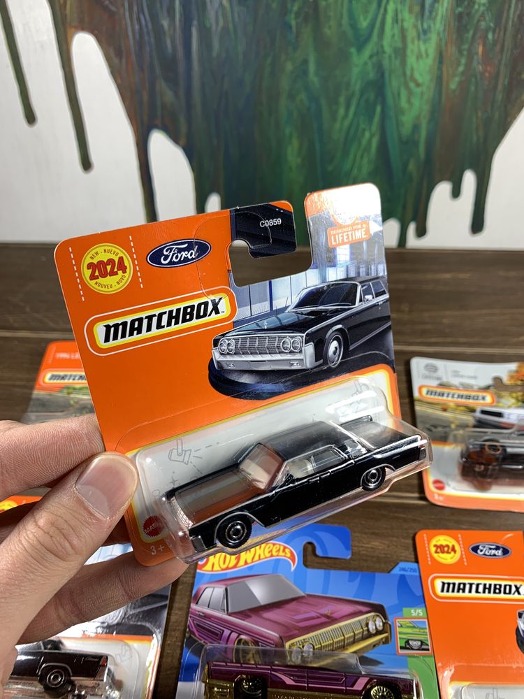 Колекційна машина Matchbox Hot Wheels Lincoln Continental, Lexus LS400