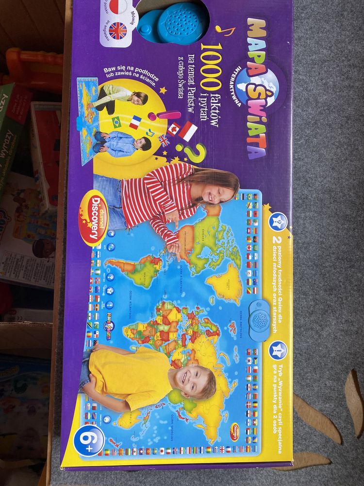 Dumel Mapa Świata Interaktywna Gra Edukacyjna PL