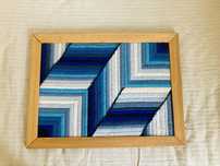 Quadro artesanal em Lã