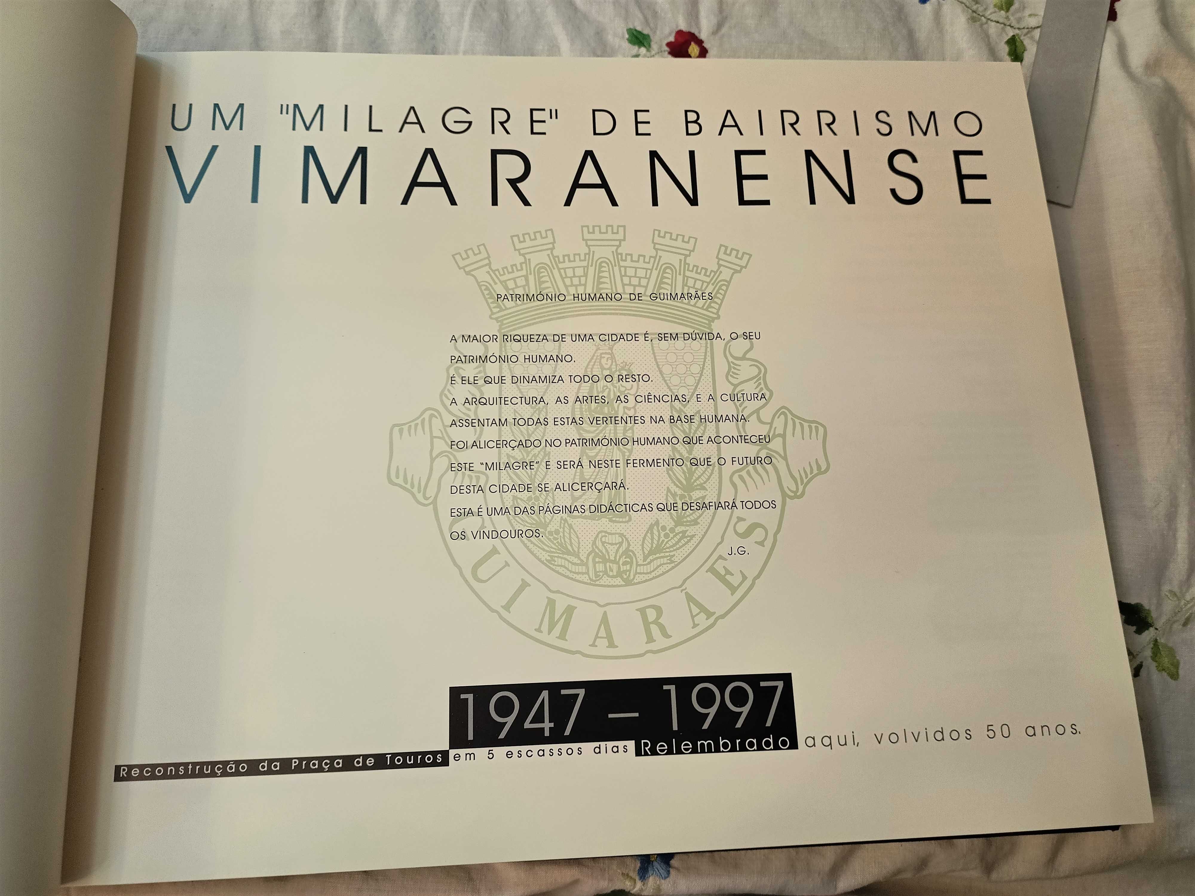 Livro Um Milagre do Bairrismo Vimaranense
