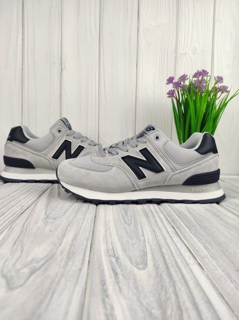 New Balance 574 Gray Navy