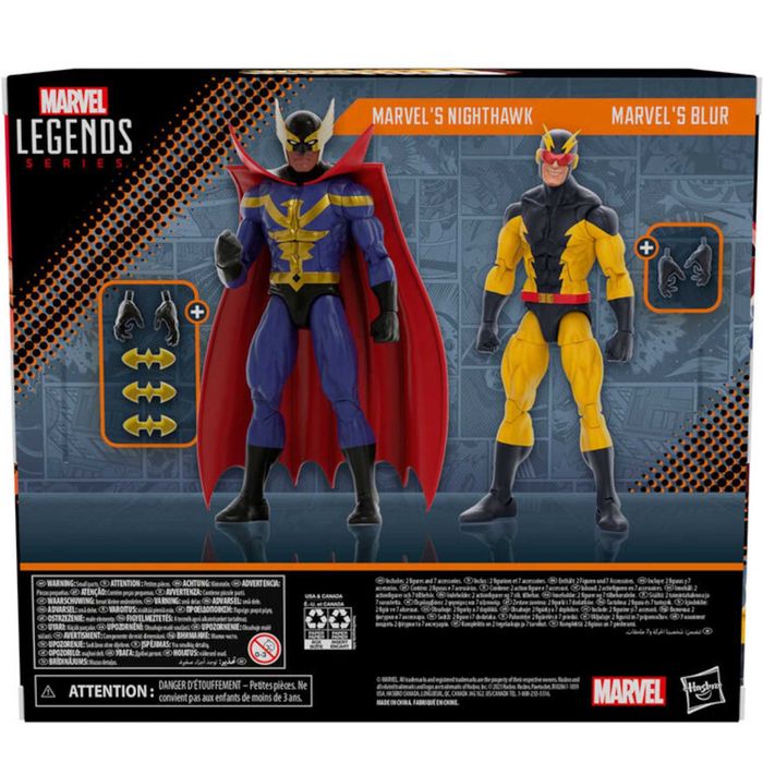 Marvel Legends Squadron Supreme 2-pak Marvel's Nighthawk + Blur