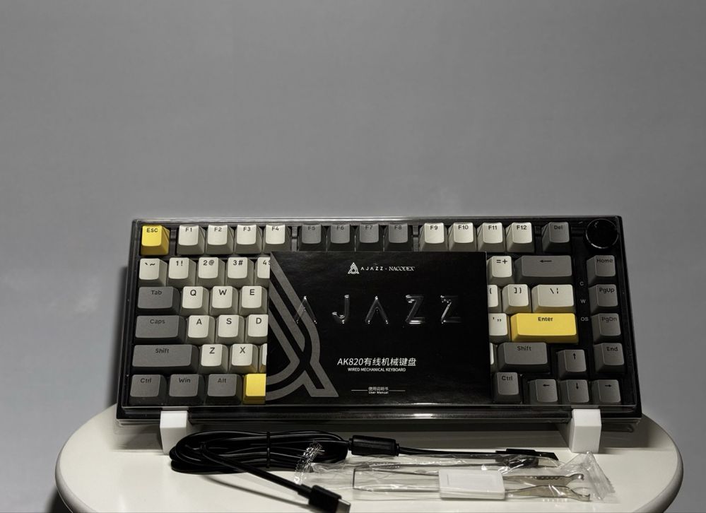 Клавиатура AJAZZ AK820 black yellow