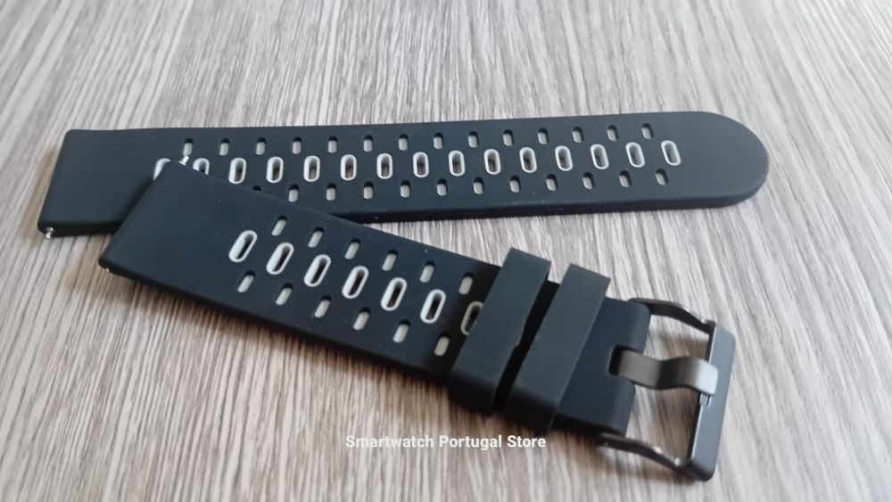 Braceletes 22mm em silicone (Novas) Várias cores