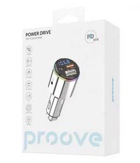 Автомобільний FM модулятор Bluetooth трансмітер Proove Power Drive 30W