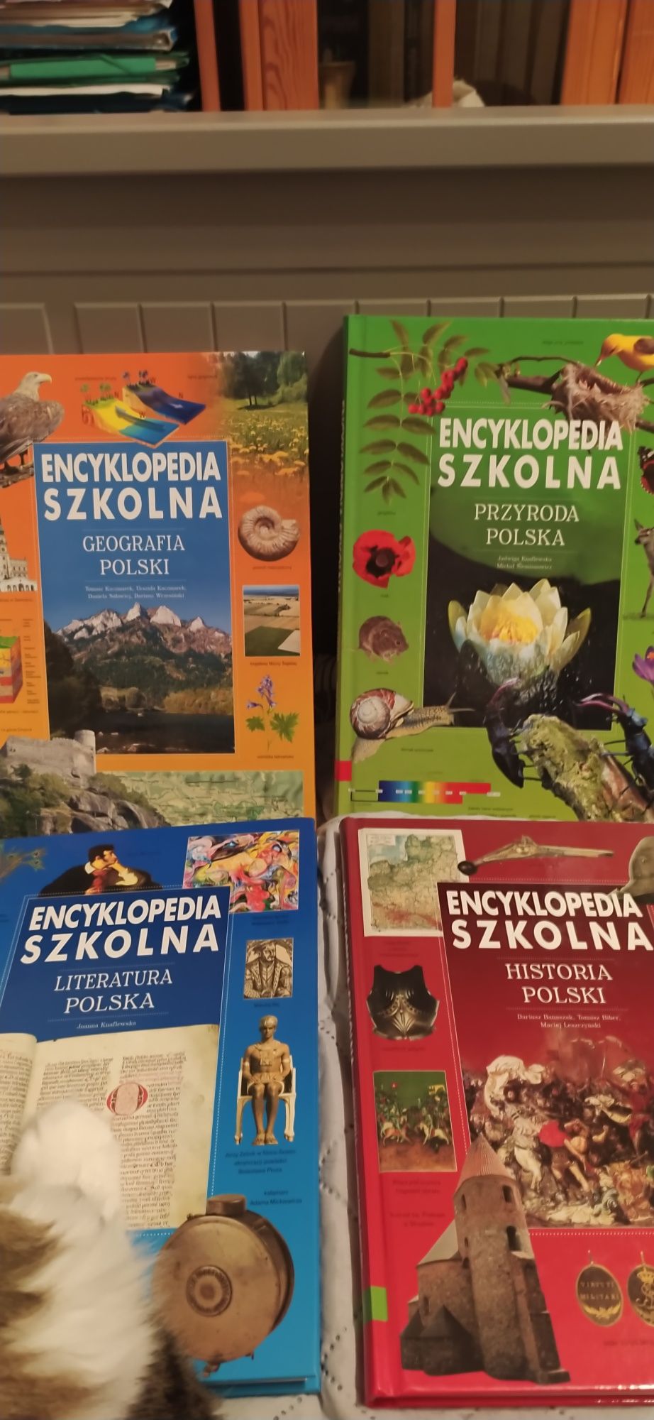 Zestaw 4 NOWYCH Encyklopedii Szkolnej  Wydawnictwo Podsiedlik