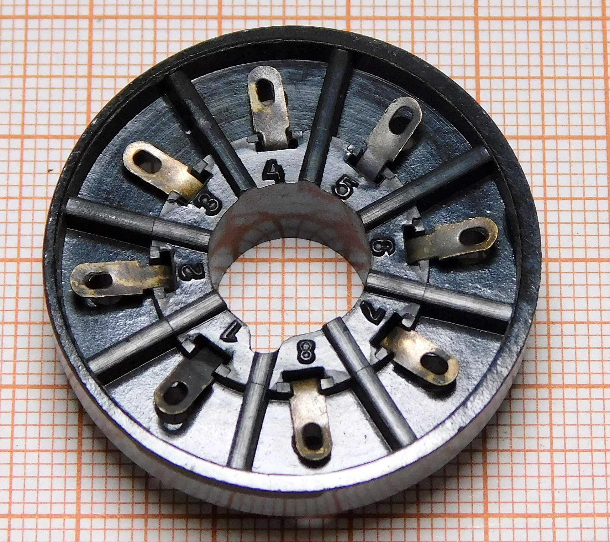 Podstawka 8-pin lampy elektronowej [OLD2] cena 3 sztuk