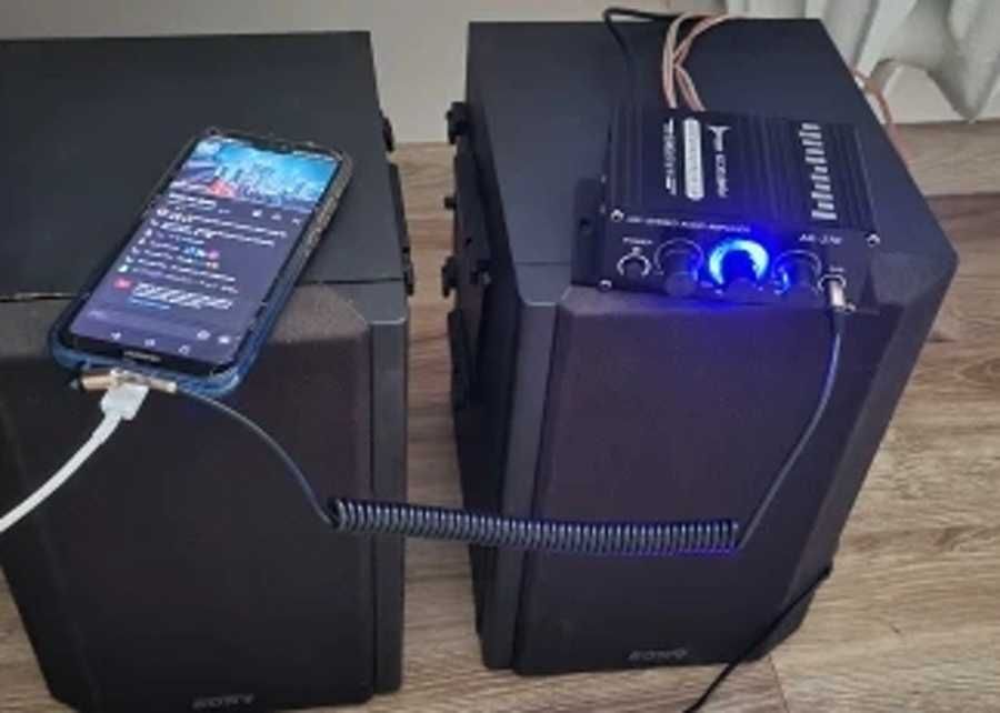 Аудио усилитель мощности звука AK-270 HIFI 2.0 канала (оригинальный)