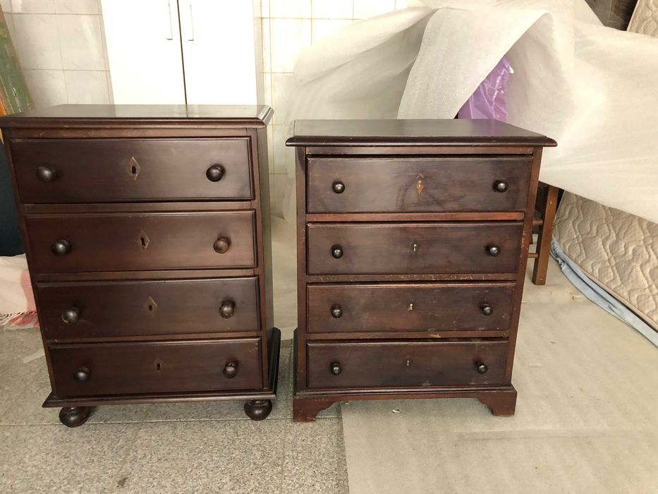 Cama de Casal D. José + Mesinhas Cabeceira