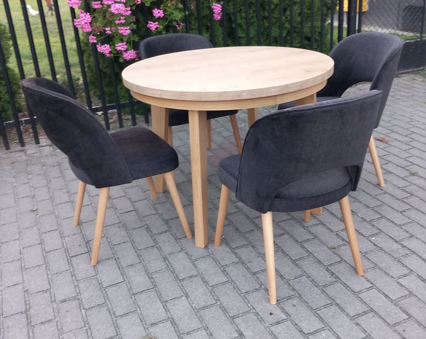 Stół Okrągły Rozkładany Promocja Jakość