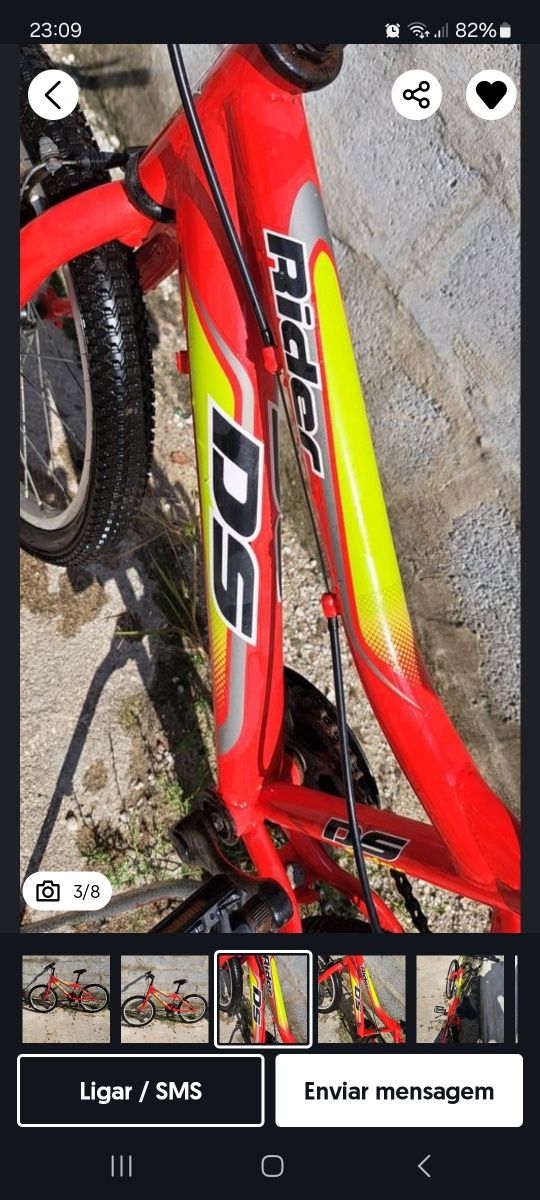 Bicicleta DS muito boa.