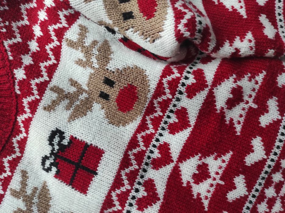 Zestaw sweterków świątecznych S i dziecięcy 92