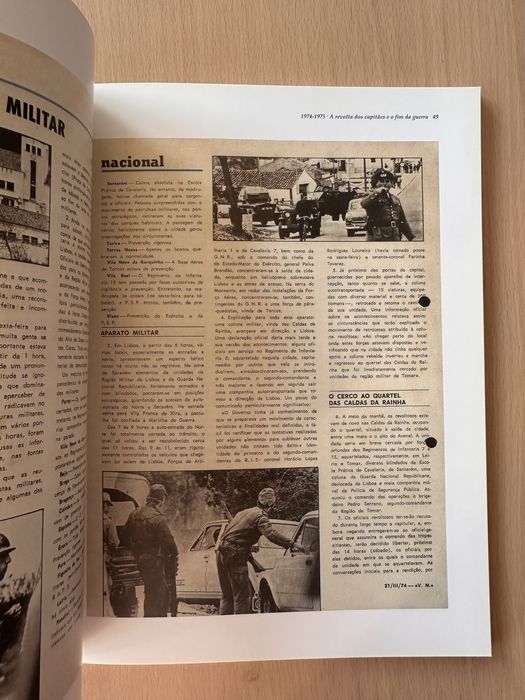 Livro “1974-75 - A Revolta dos capitães e o fim da guerra ”