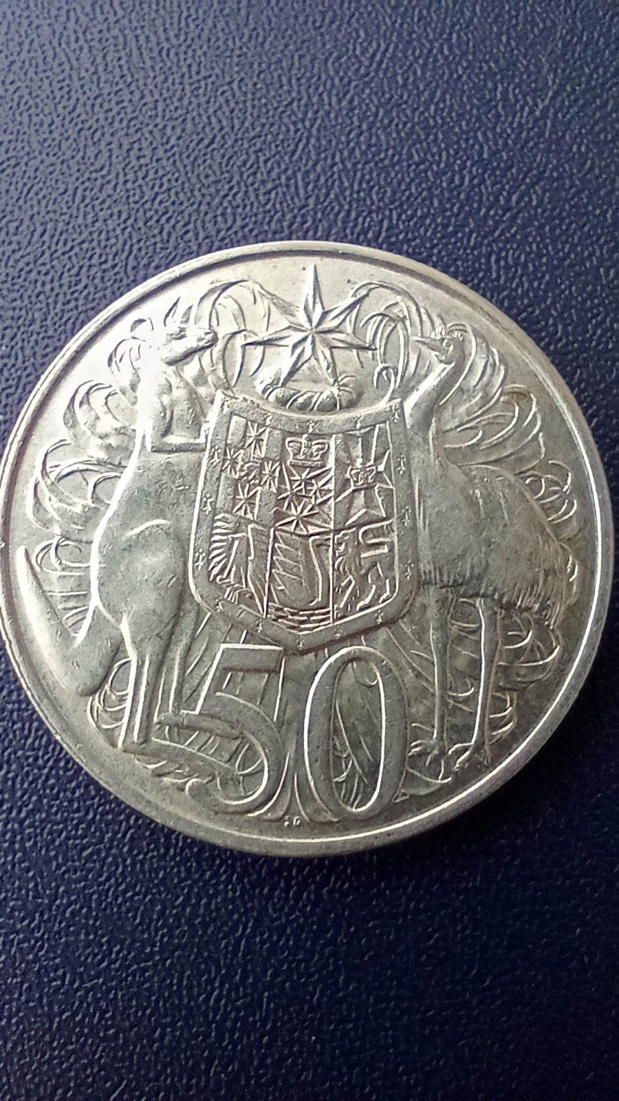 Австралія 50 центів 1966рік. Срібло вагою 14 грам.