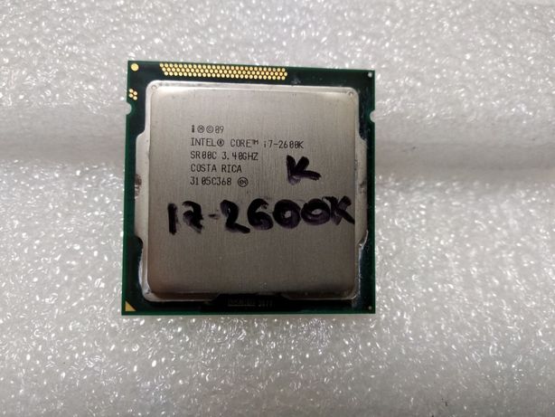 Процессор Intel Core i7-2600k I 3.4 - 3.8 GHz I s1155 с возм. разгона