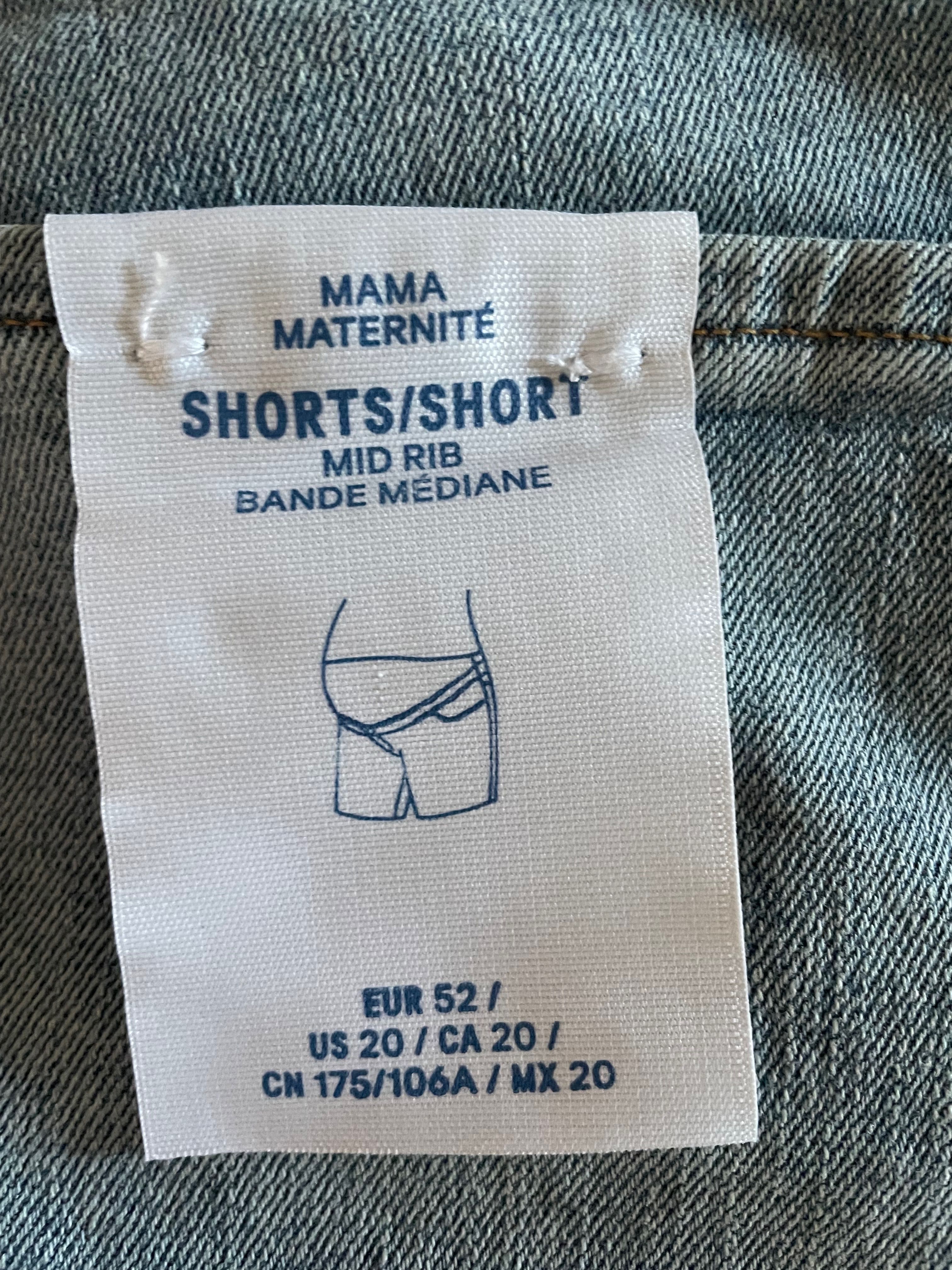 Шорти для вагітної H&M, розмір 52