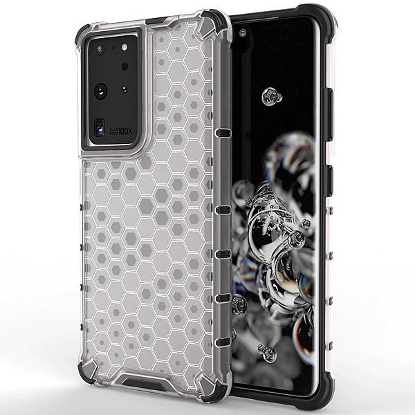 Honeycomb etui pancerny pokrowiec z żelową ramką Samsung Galaxy S22 Ul