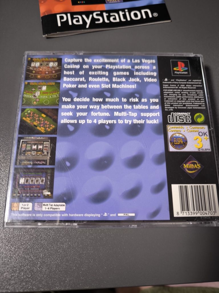 Vegas casino PlayStation 1 ps1 psx