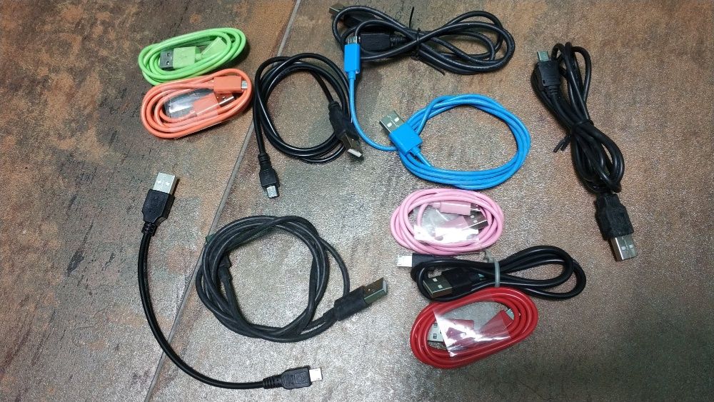 cabos usb micro android telemóvel tablet varias cores e tamanhos