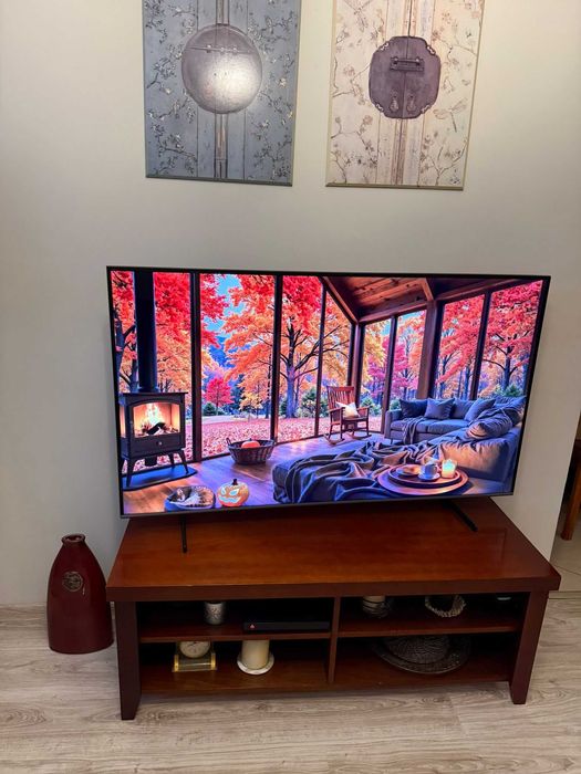 Meble salon komplet: komoda, słupek i szafka pod TV