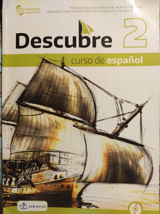 Podręcznik i zeszyt ćwiczeń do nauki języka hiszpańskiego liceum