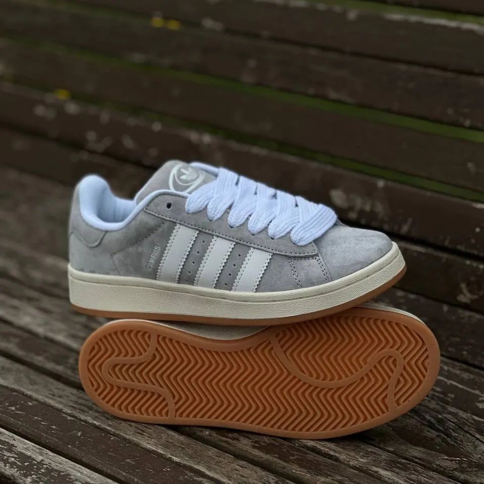 Adidas Campus Grey 

Матеріал верху : шкіра 
Підошва : поліуретан , пі