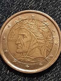 2 euro Włoskie z 2002 r ze skazą