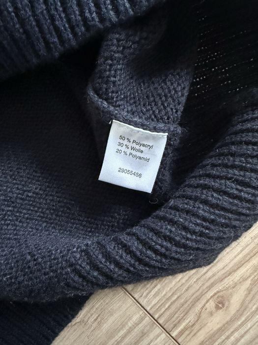 Zimowy ciepły sweter męski z wełną r. L