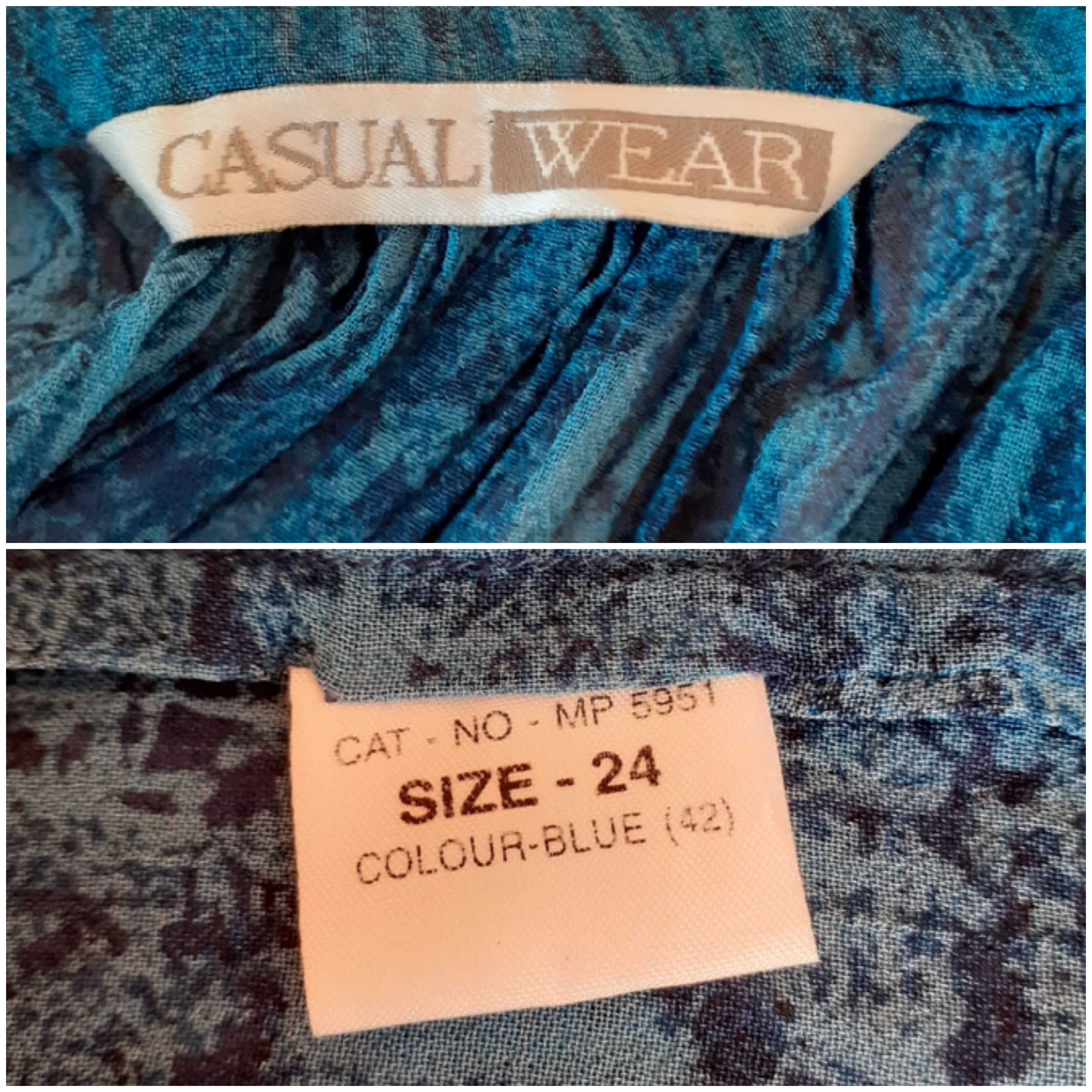 52 54 Spódnica długa maksi maxi letnia plażowa na plażę wzory tie dye