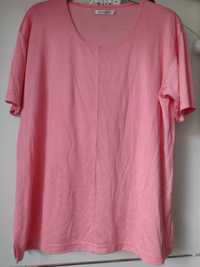 Różowy t-shirt .