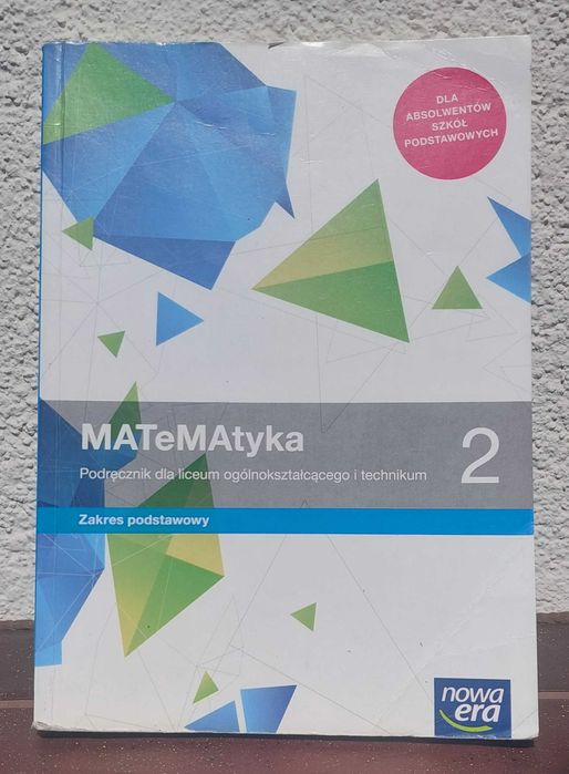 Podręcznik MATeMAtyka 2; nowa era; zakres podstawowy