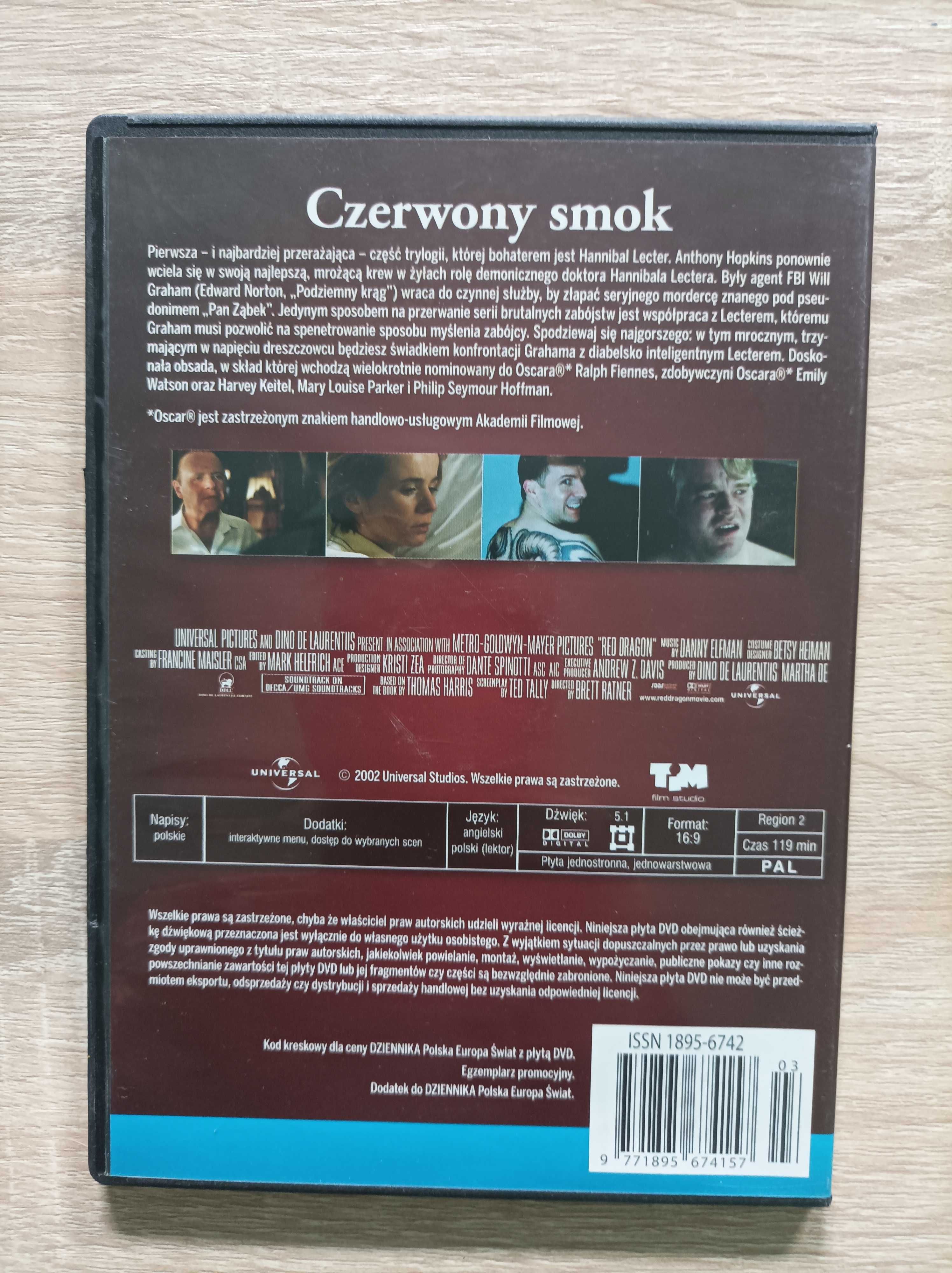 Film DVD Czerwony Smok