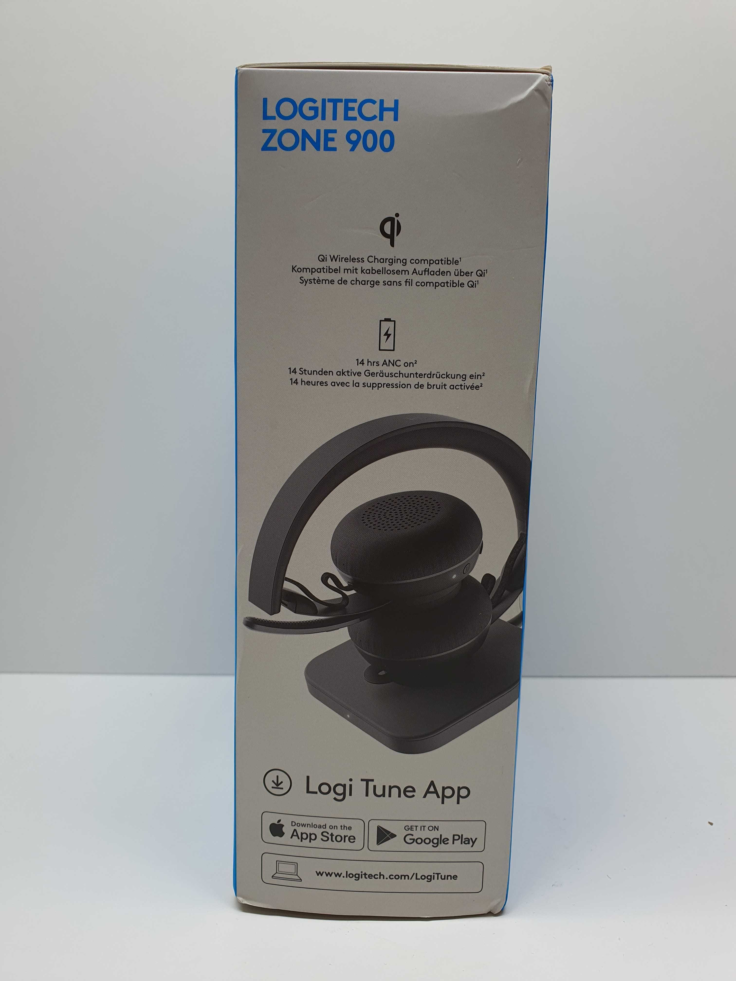 Bezprzewodowe słuchawki z mikrofonem Logitech Zone 900