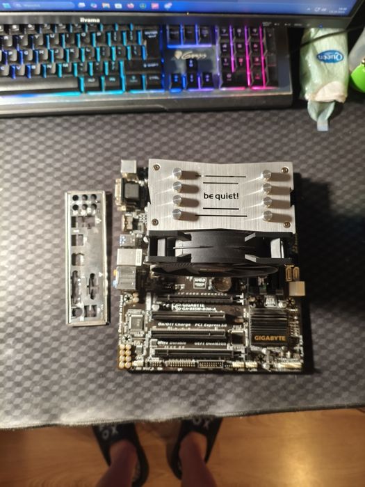 Płyta główna procesor i5 4440, RAM 24GB chłodzenie
