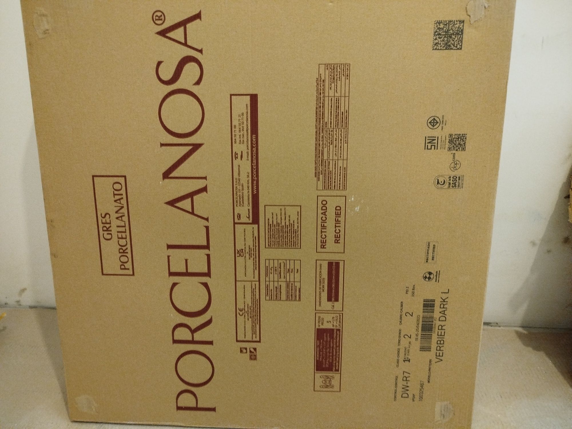 Porcelanosa Veriber Dark L ok 4 m2