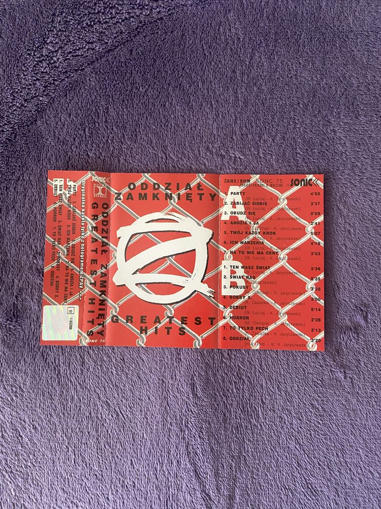 Kaseta magnetofonowa Oddział Zamknięty - Greatest Hits