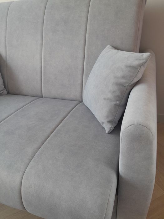 NOWA Sofa rozkładana do przodu szara Dalia z Agata meble