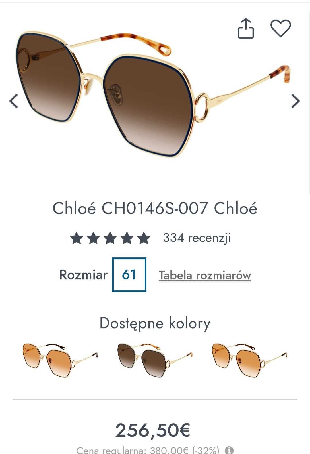 Okulary Chloe new collection