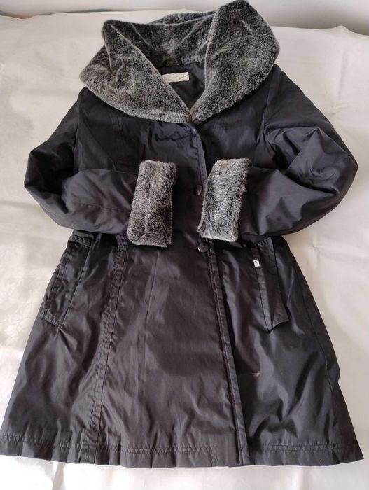 SUPER CENA Kożuszek kurtka r. S z kapturem Zender, City Clasic XL/L