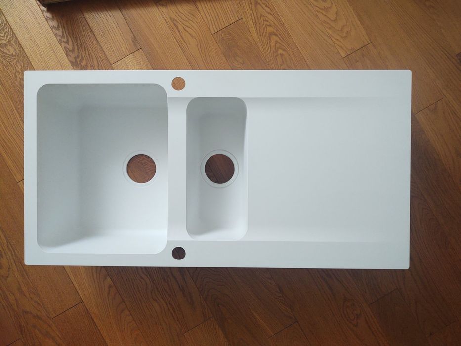 Мийка Franke 651 tectonic white,  біла тектоніт