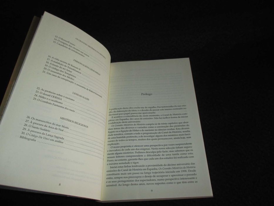 Livro Os Grandes Mistérios da História