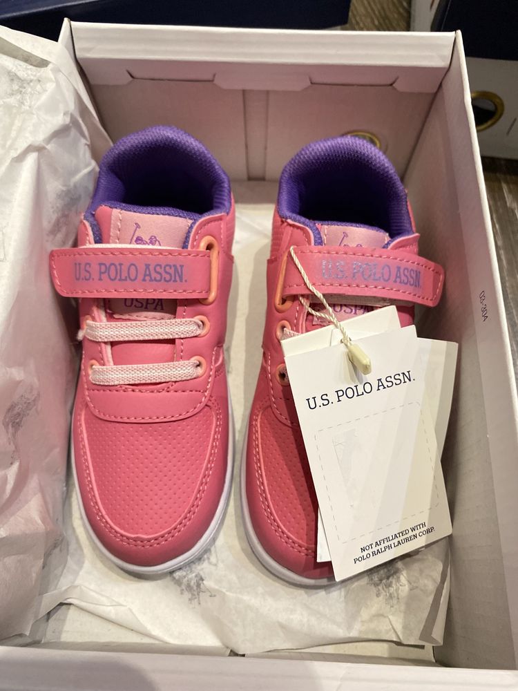 Кеди кросівки для дівчинки US Polo