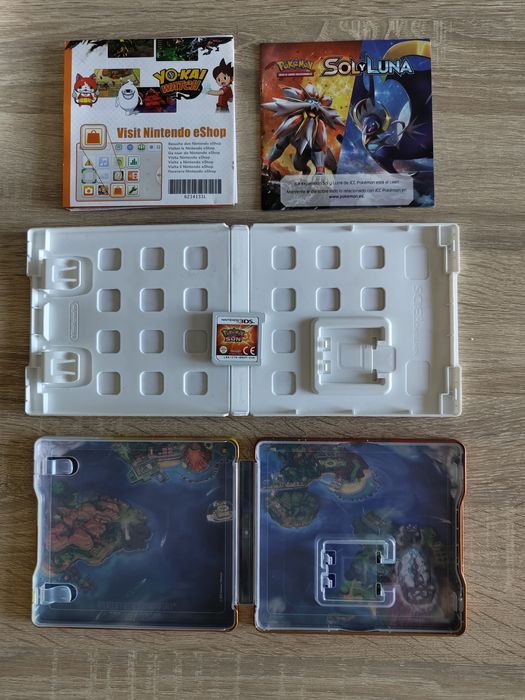 Pokémon Sun – Edição para Fãs (com caixa, steelbook e manuais)