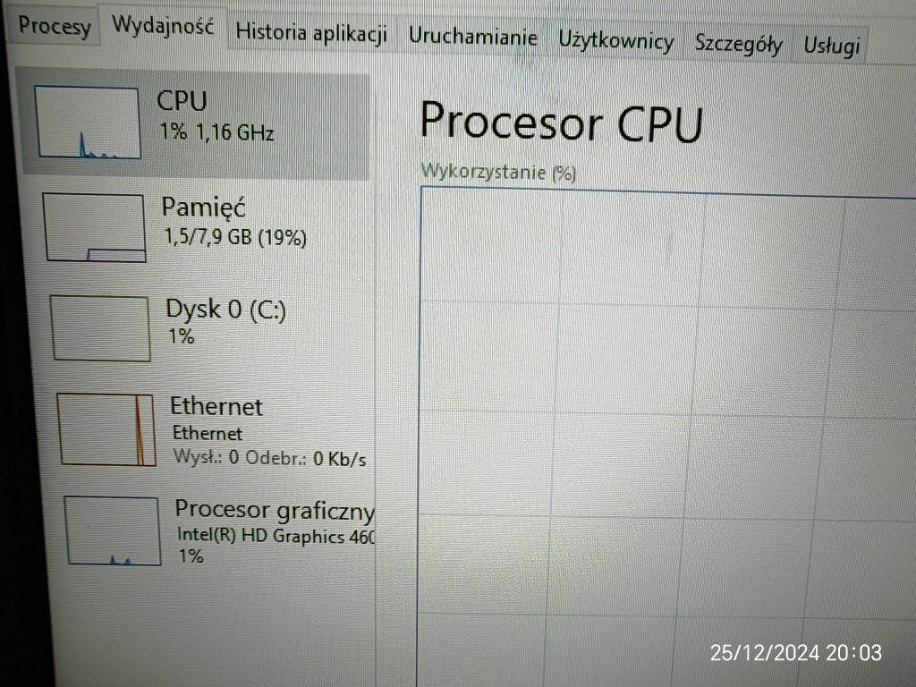 Komputer stacjonarny HP 800 G1 8 GB RAM