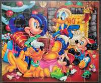 Puzzle 49 elementów Mickey Disney Drewniane
