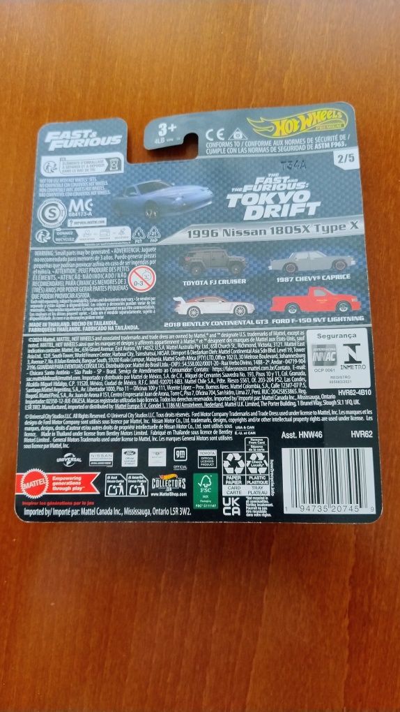 Hot wheels Premium 1996 Nissan 180sx