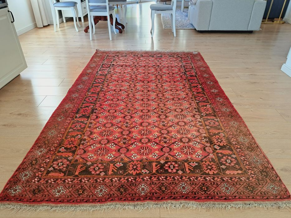 Kolekcjonerski Afgański Kazak ręcznie tkany wełniany dywan 150x240cm