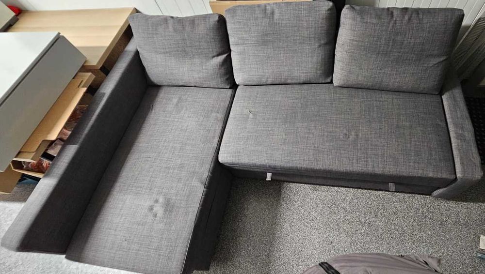 Narożnik z funkcja spania