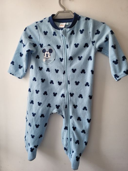 Polarowy pajac piżamka 68