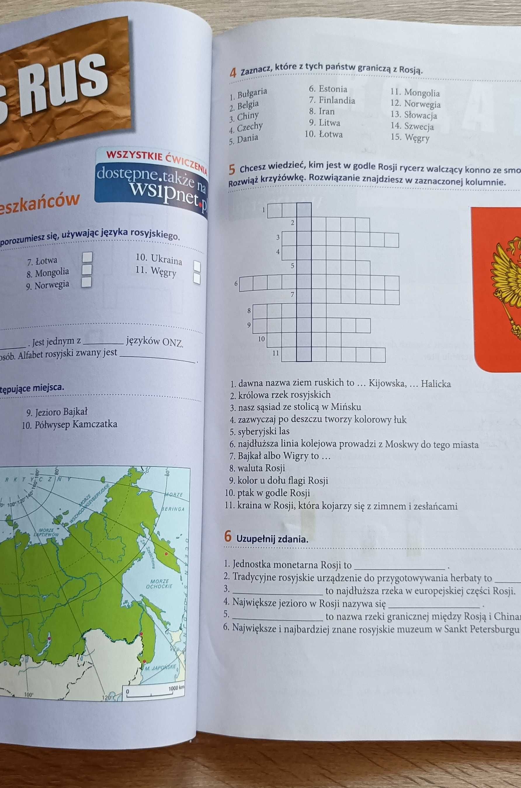Język Rosyjski podręcznik z ćwiczeniami podstawowy płyta cd